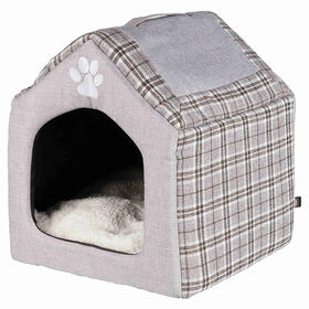 Igloo Silas Cinza e Creme 40x45x40cm