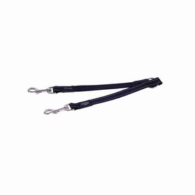 Trela Dupla para Cão Splitter 7-9 kg Preta