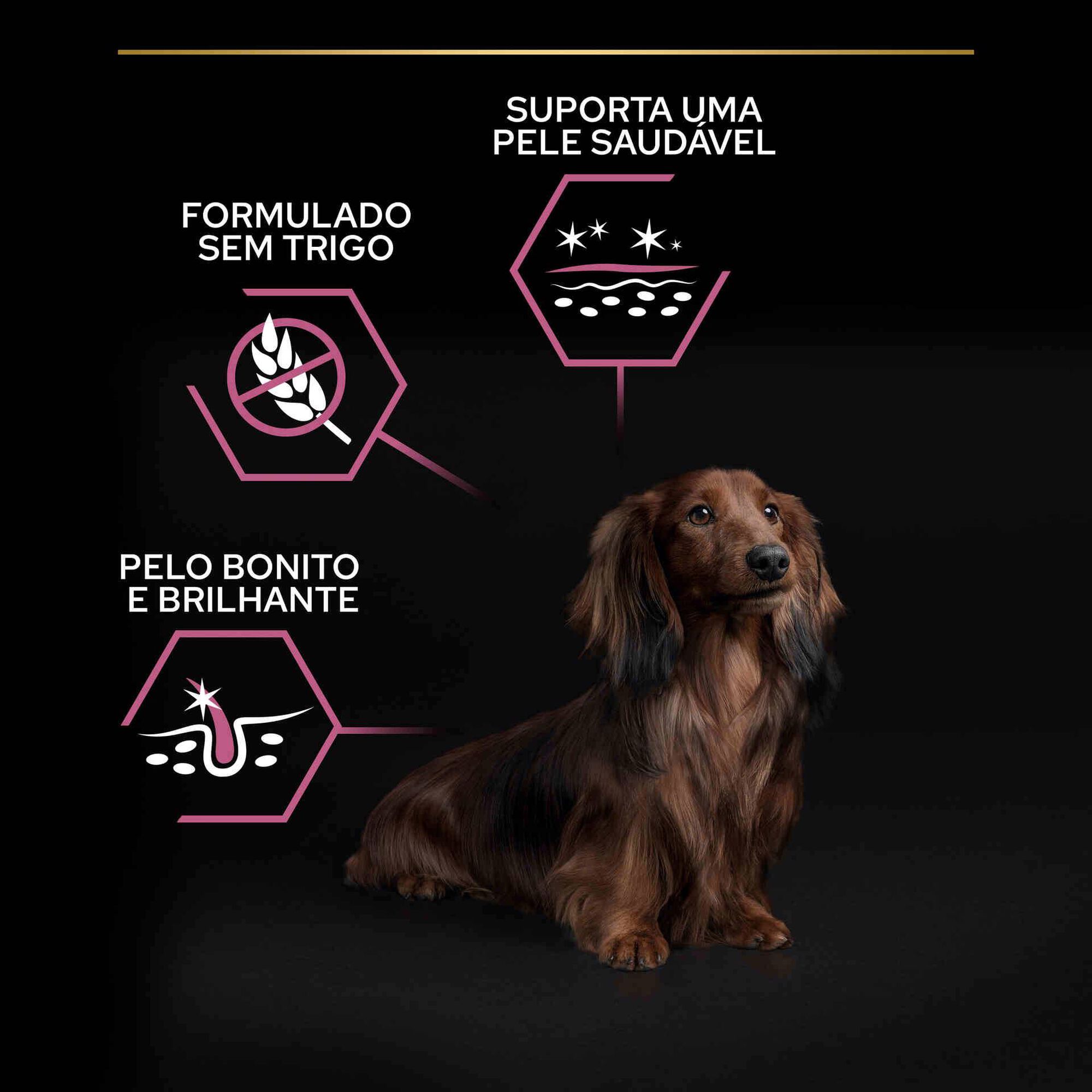 Ra&ccedil;&atilde;o para C&atilde;o Adulto Mini Pele Sens&iacute;vel Optiderma Purina Pro Plan