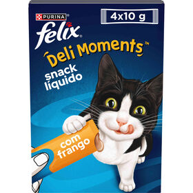 Snack Líquido para Gato Deli Moments Frango Saquetas