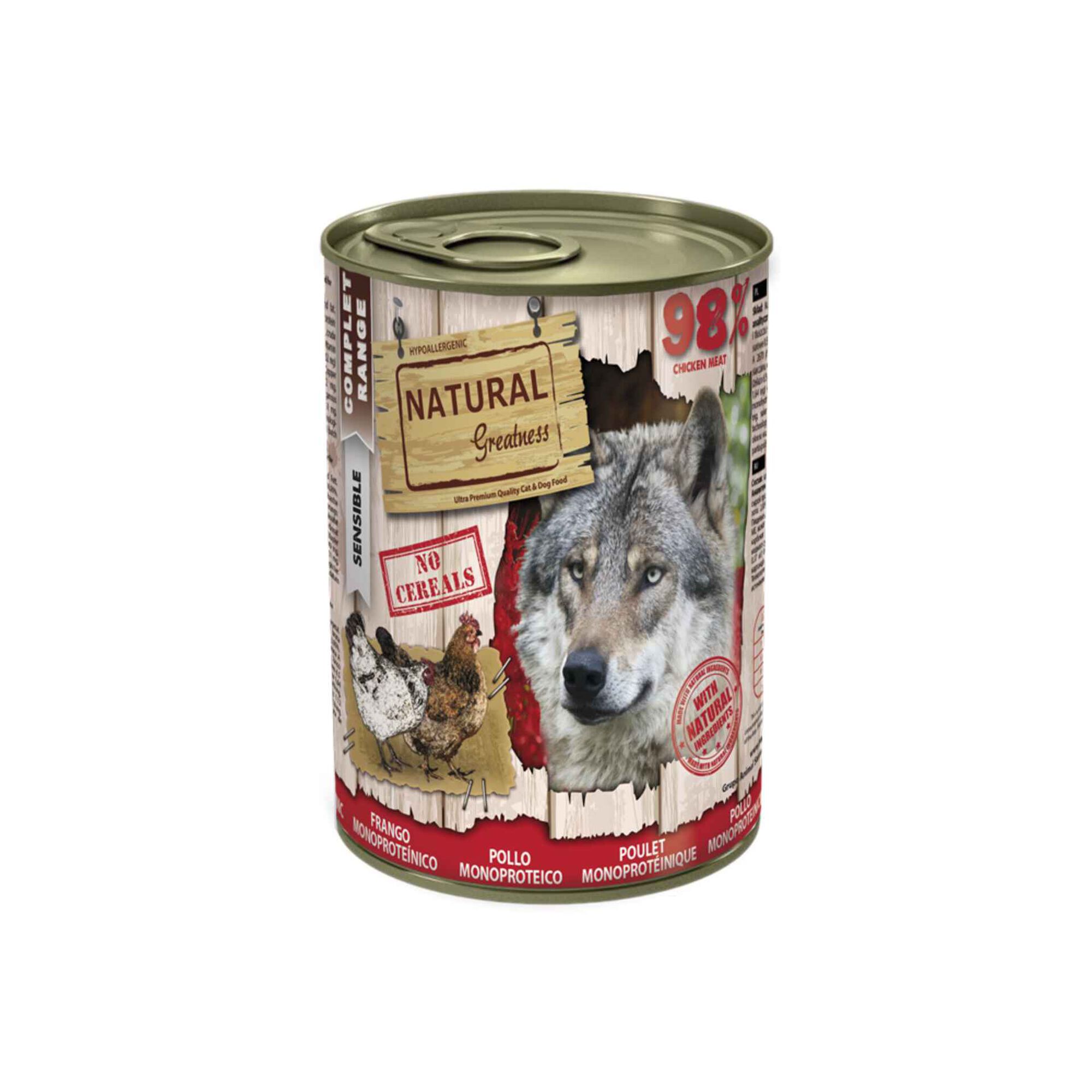 Comida Húmida para Cão Adulto Monoproteíco Frango