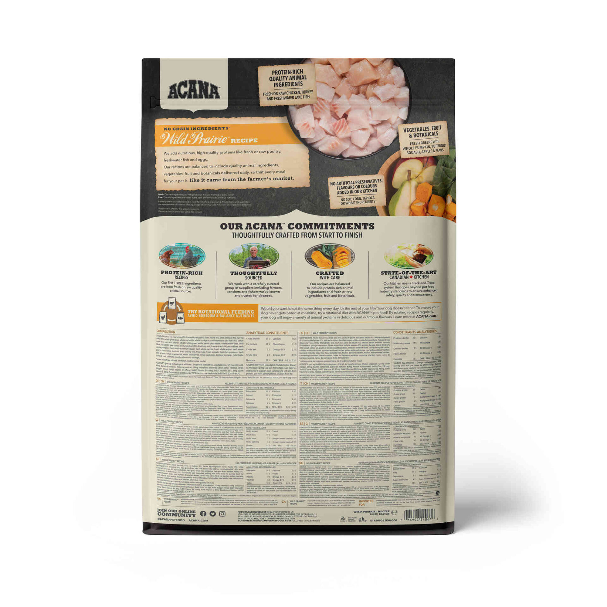 Ração para Cão Highest Protein Wild Prairie Recipe