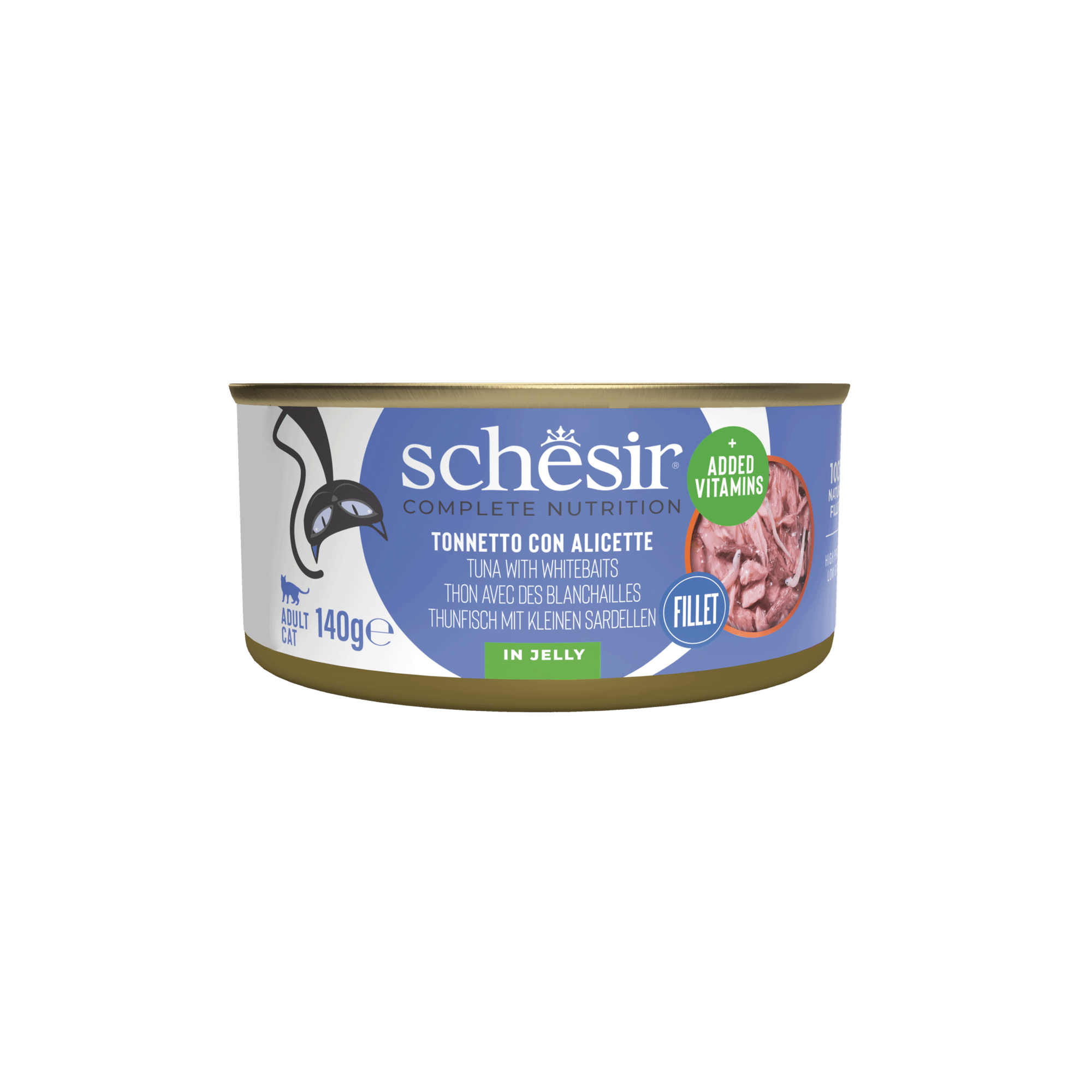 Comida Húmida para Gato Adulto Atum e Sardinha Lata Comida Húmida para Gato Adulto Atum e Sardinha Lata