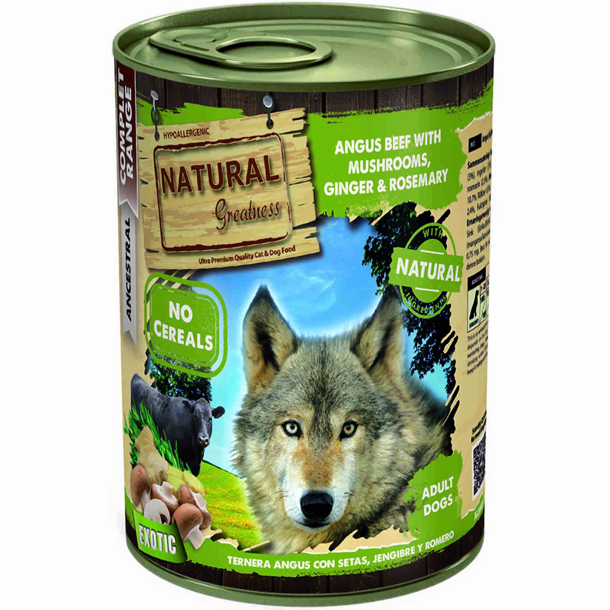 Comida Húmida para Cão Adulto Vaca e Cogumelos