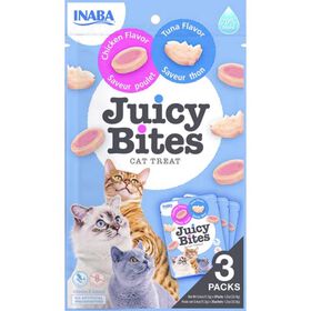 Snack para Gato Juicy Bites Frango e Atum Snack para Gato Juicy Bites Frango e Atum