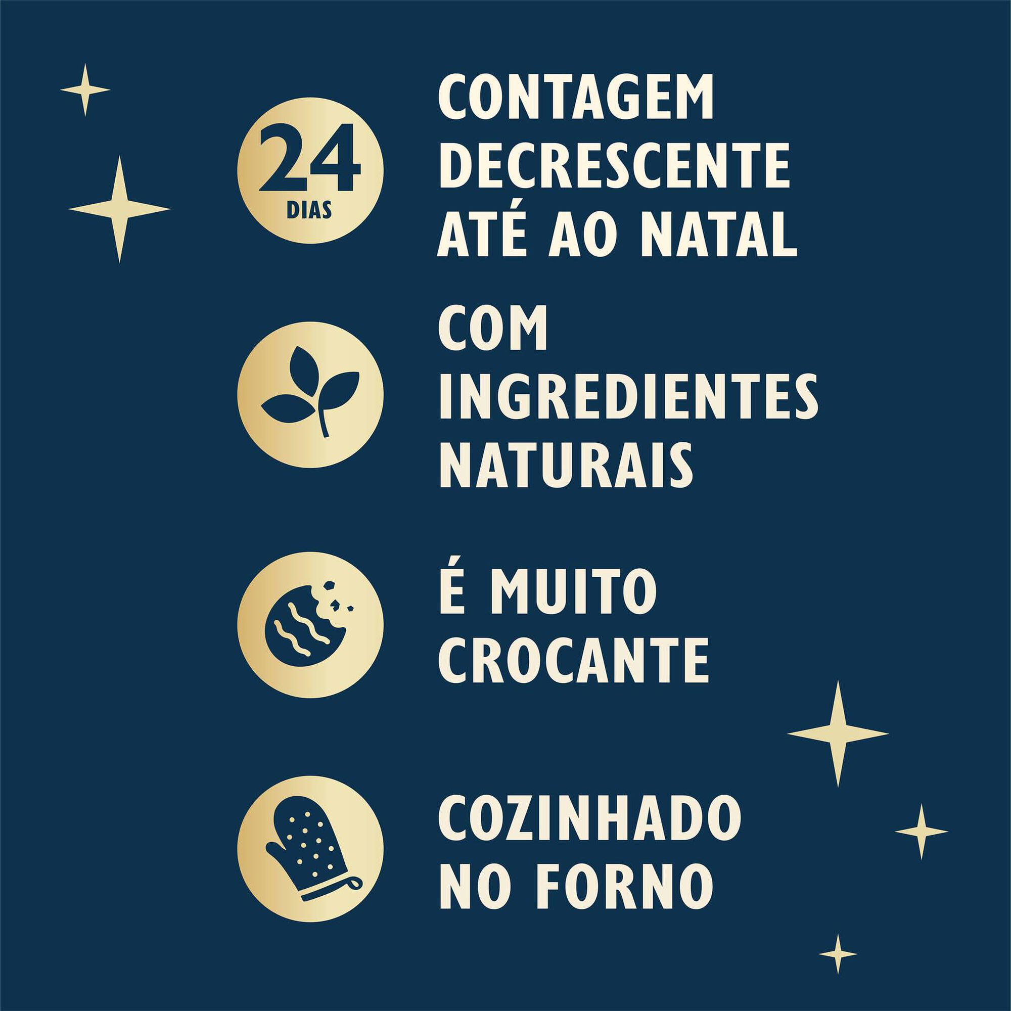 Snack para Cão Biscoitos Natal Advento