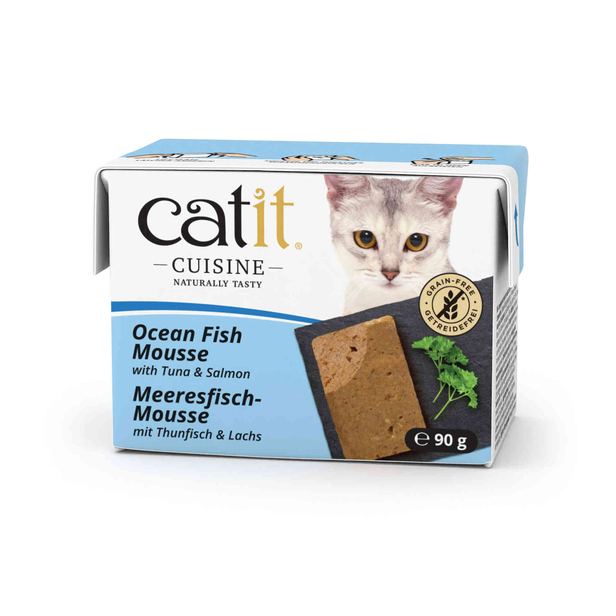 Comida Húmida para Gato Mousse Peixe do Mar