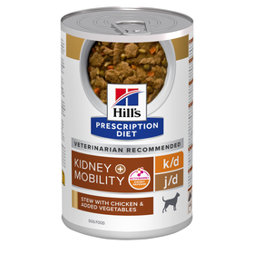 Comida Húmida para Cão Prescription Diet Kidney + Mobility Frango e Vegetais