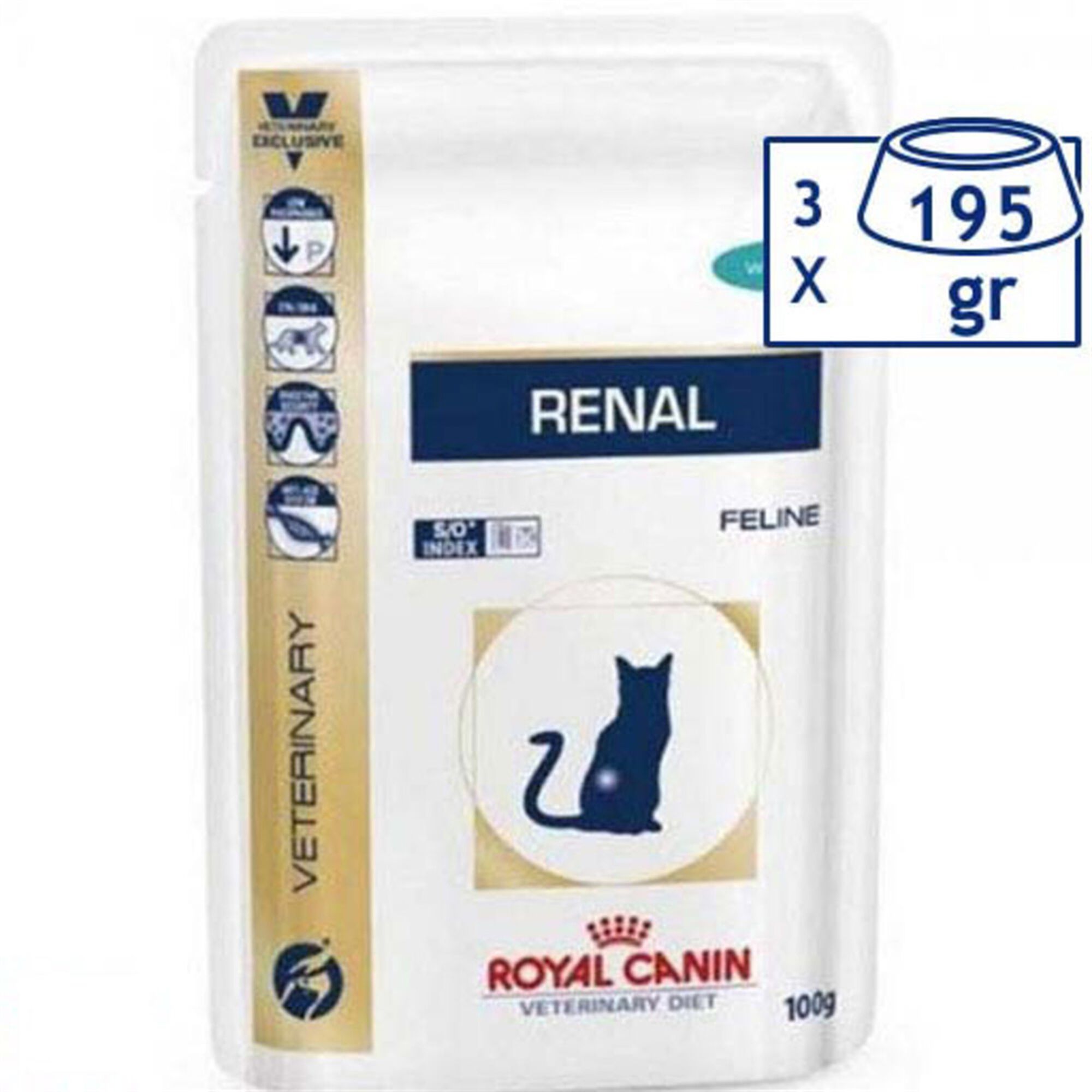 Comida H&uacute;mida para Gato Adulto Renal Atum Royal Canin Veterinary Diets
