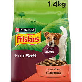 Ra&ccedil;&atilde;o para C&atilde;o Adulto Mini Menu Nutrisoft Vaca Purina Friskies