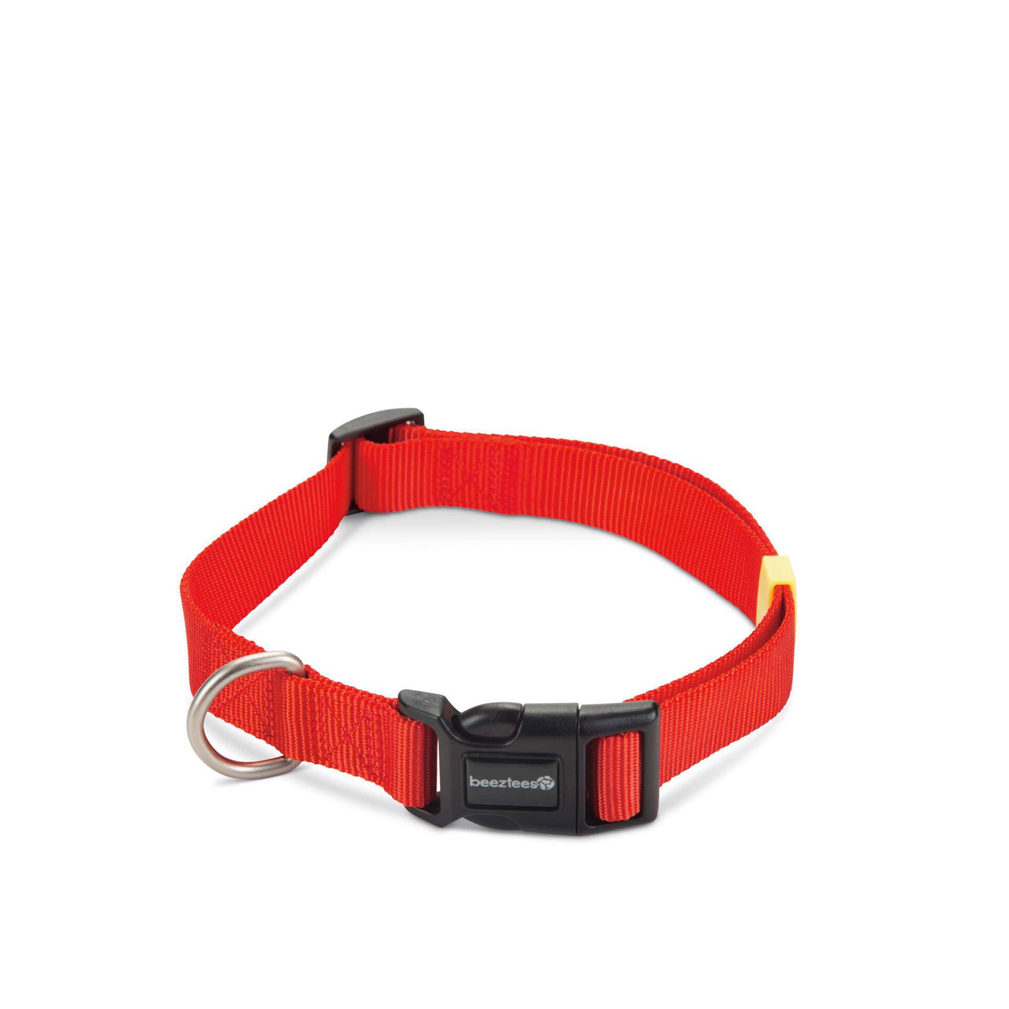 Coleira para Cão Vermelha Nylon XL Coleira para Cão Vermelha Nylon XL