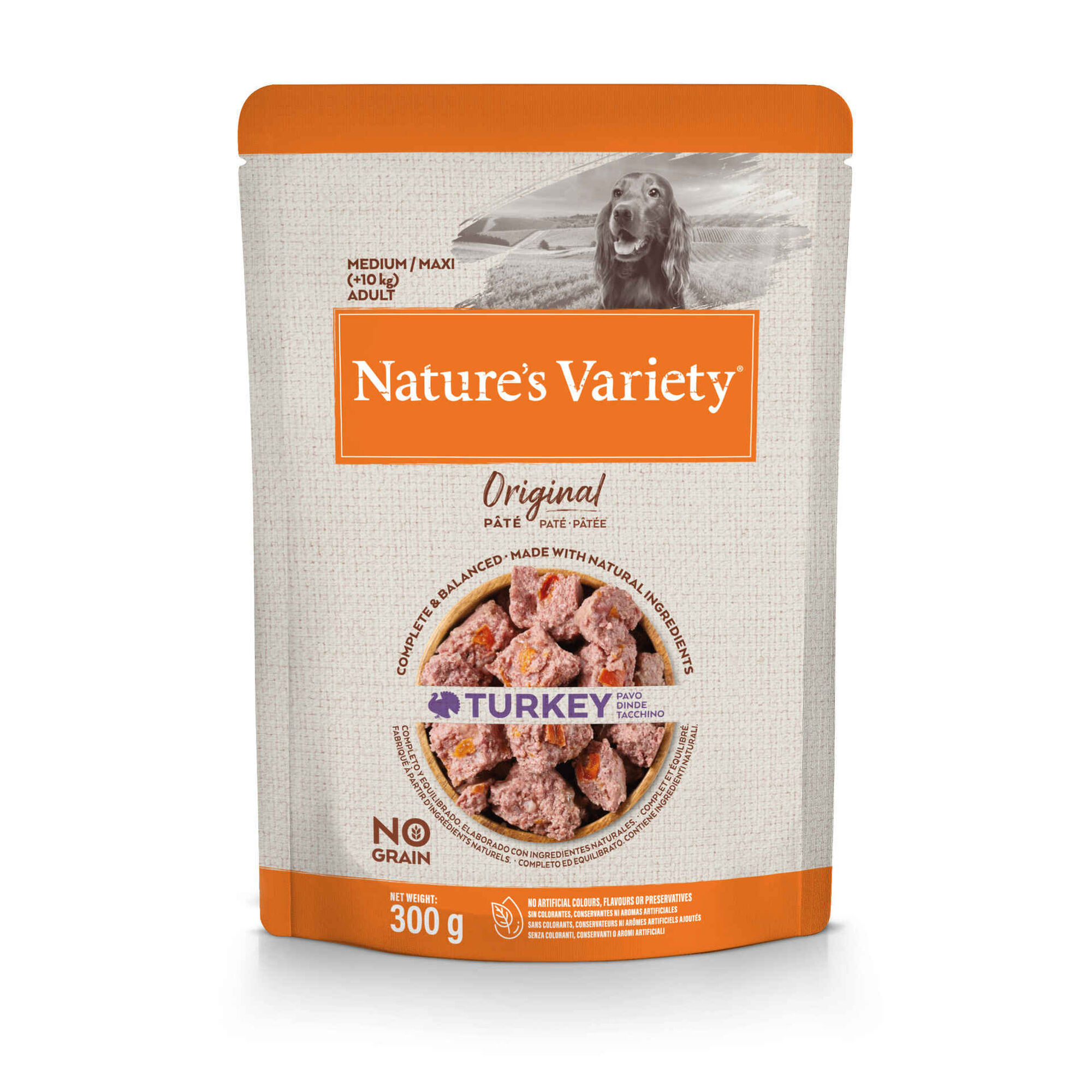 Comida Húmida para Cão Adulto Original Sem Cereais Peru