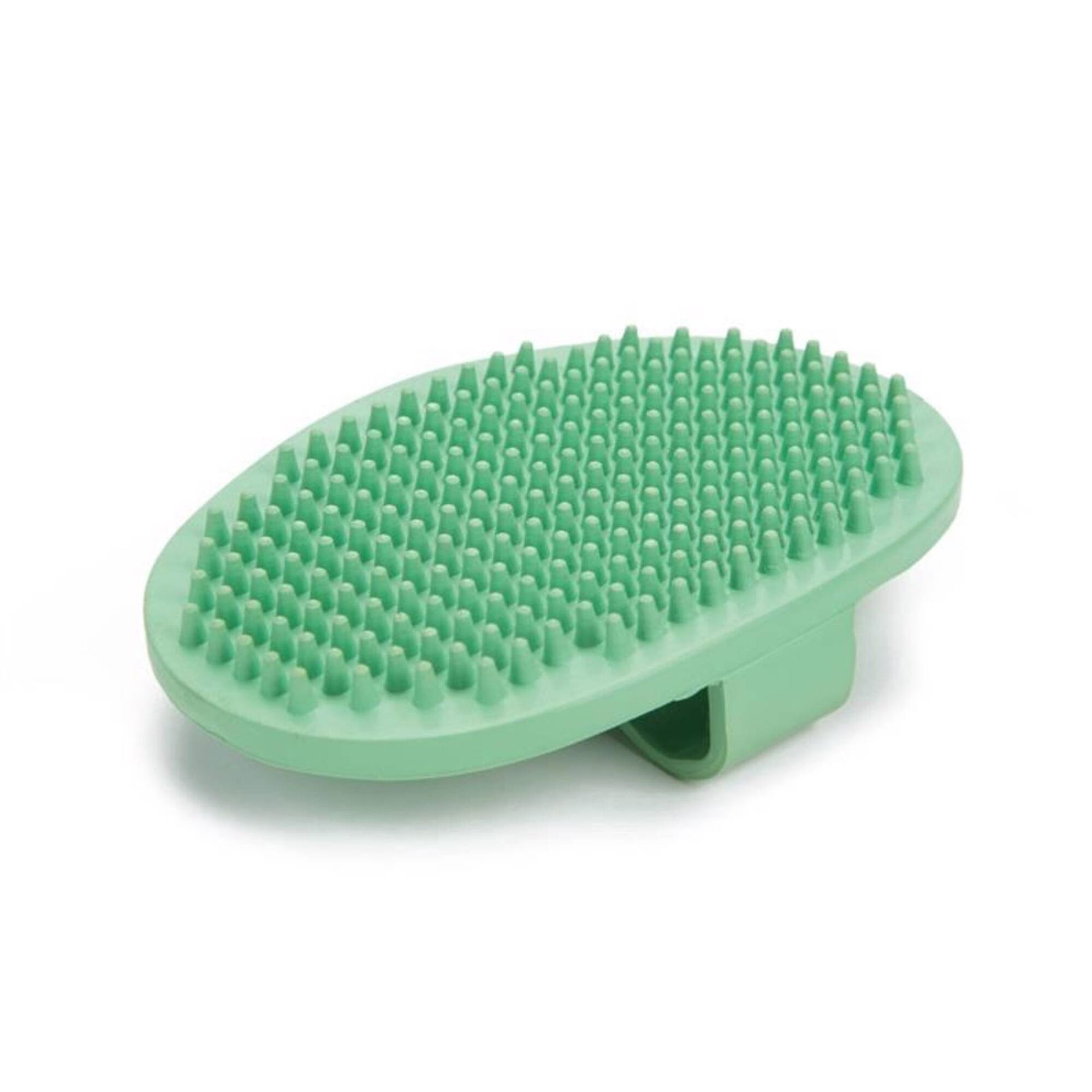 Escova para Cão Borracha Oval Menta