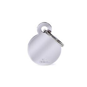 Chapa para Gravação Círculo Pequeno Cromado