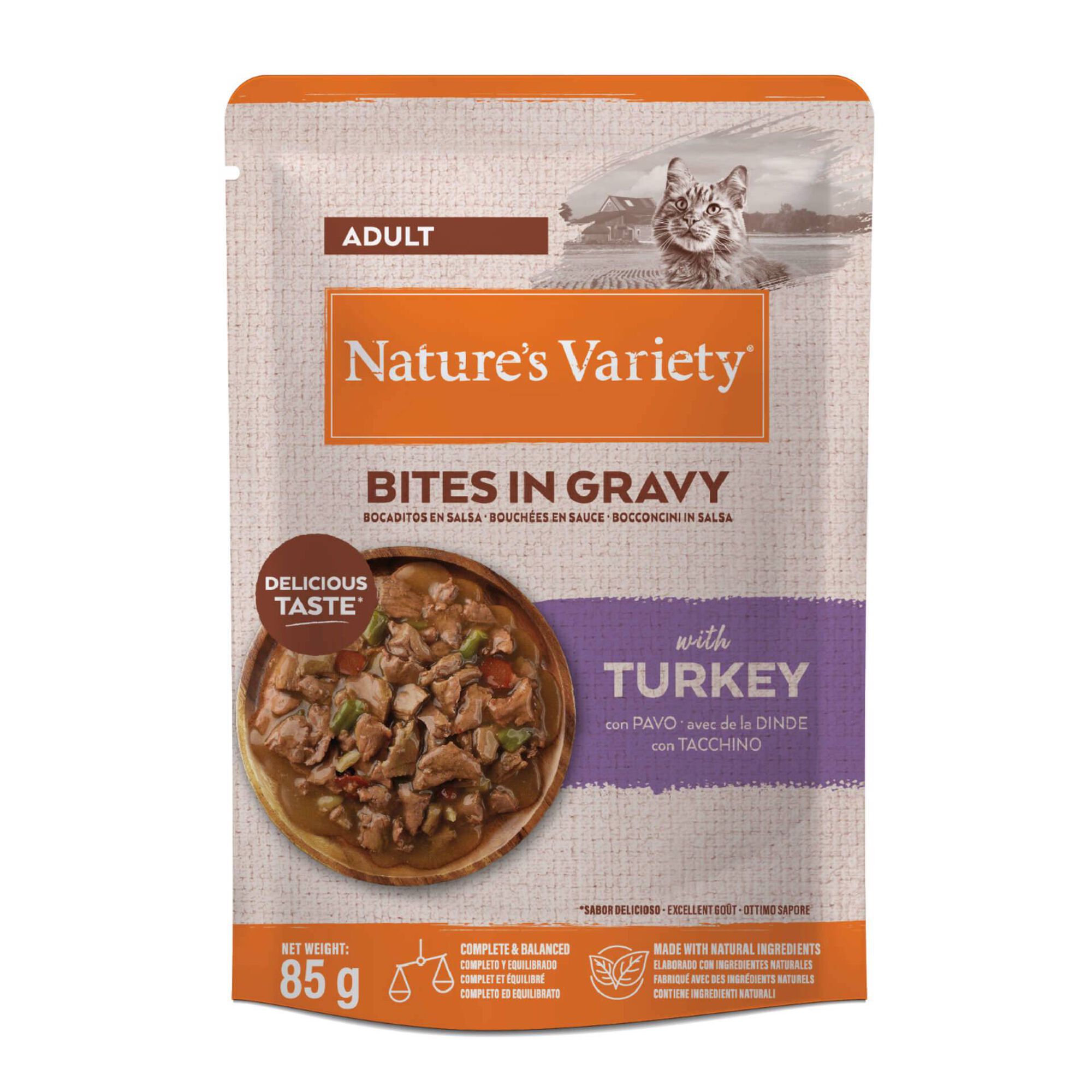 Comida H&uacute;mida para Gato Adulto Peru em Molho