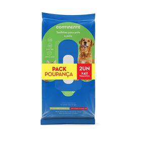 Toalhitas para Cão Pele e Pelo Pack Poupança Toalhitas para Cão Pele e Pelo Pack Poupança