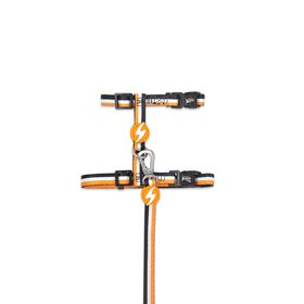 Coleira e Trela para Gato Stripes3 Laranja e Preto Coleira e Trela para Gato Stripes3 Laranja e Preto