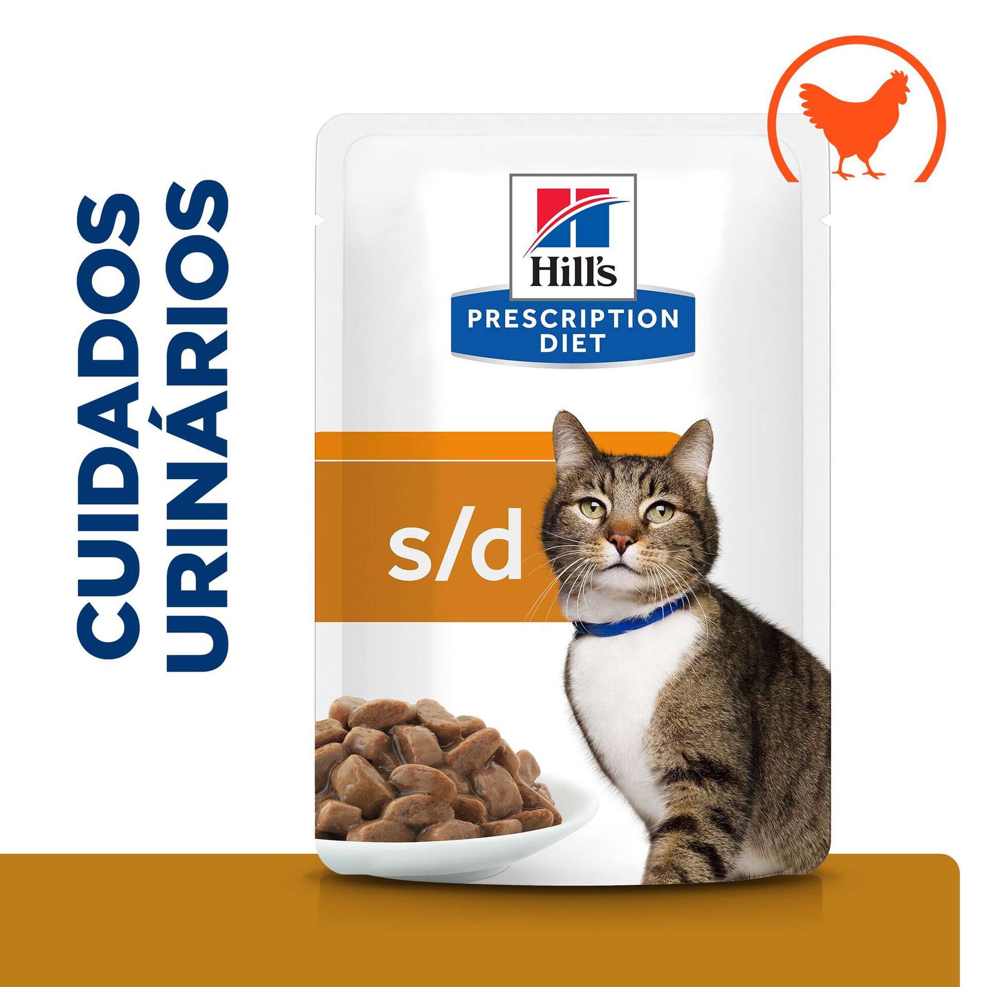 Comida H&uacute;mida para Gato Prescription Diet Urinary Care Frango