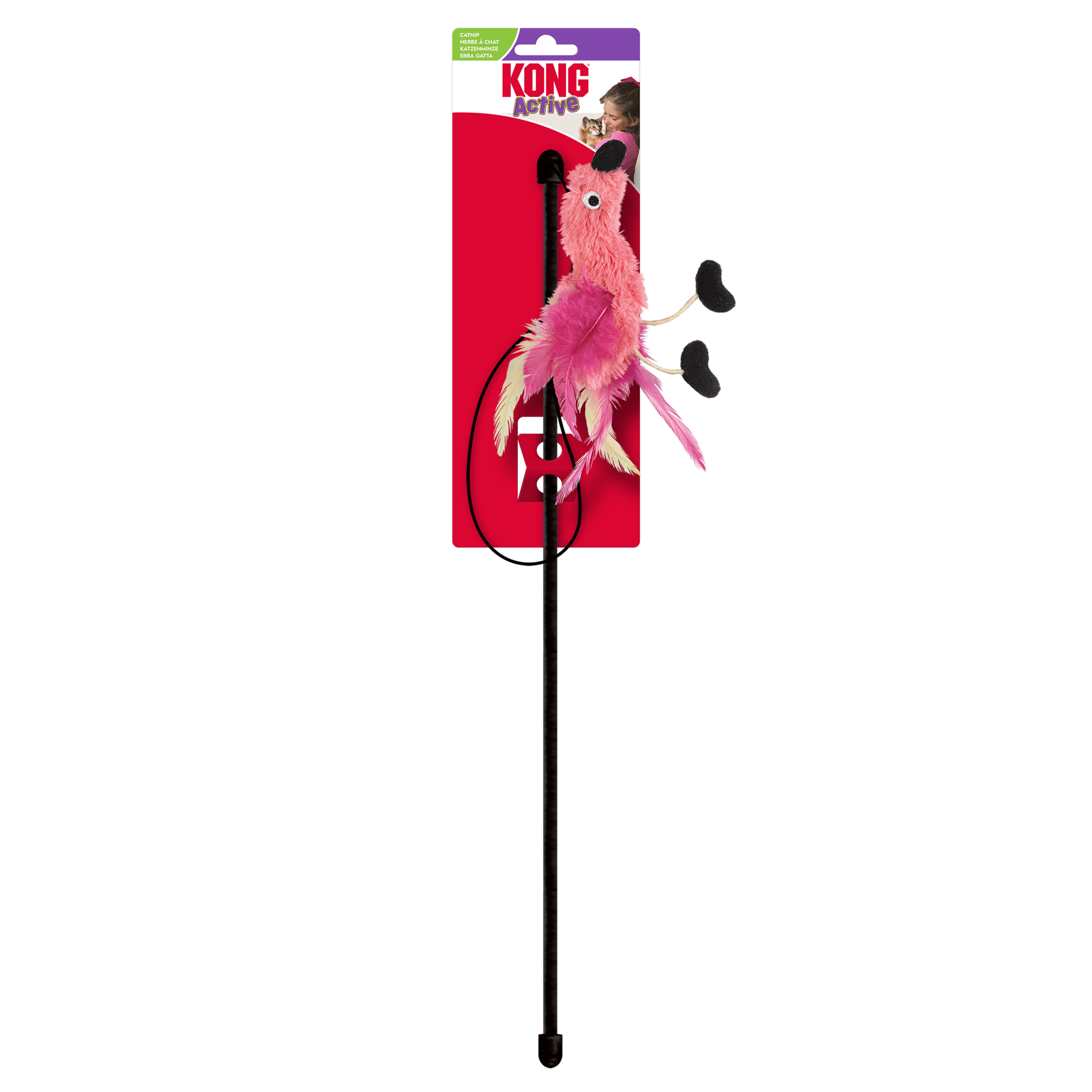 Brinquedo para Gato Feather Teaser Flamingo