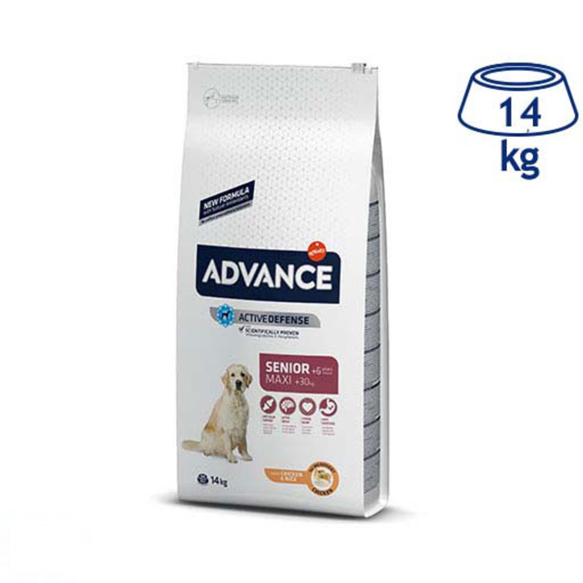 Ração para Cão Sénior Maxi Frango e Arroz