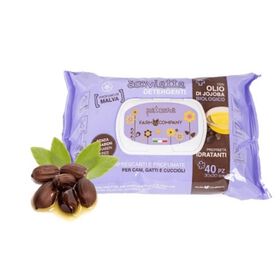 Toalhitas para Cão Malva com Óleo Jojoba Orgânico