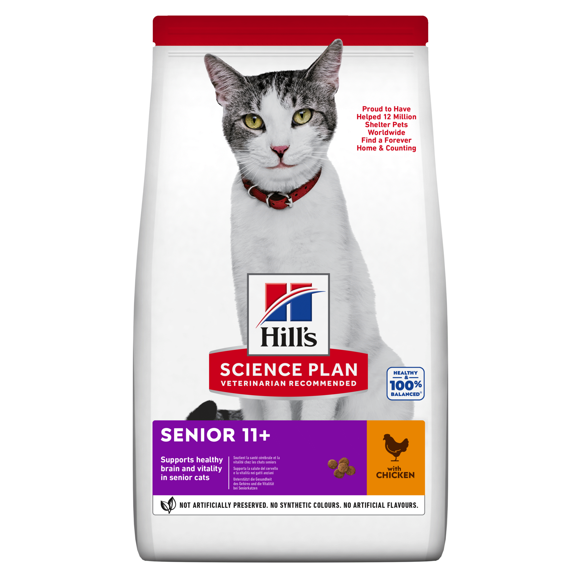 Ração para Gato Adulto Science Plan 11+ Frango Ração para Gato Adulto Science Plan 11+ Frango