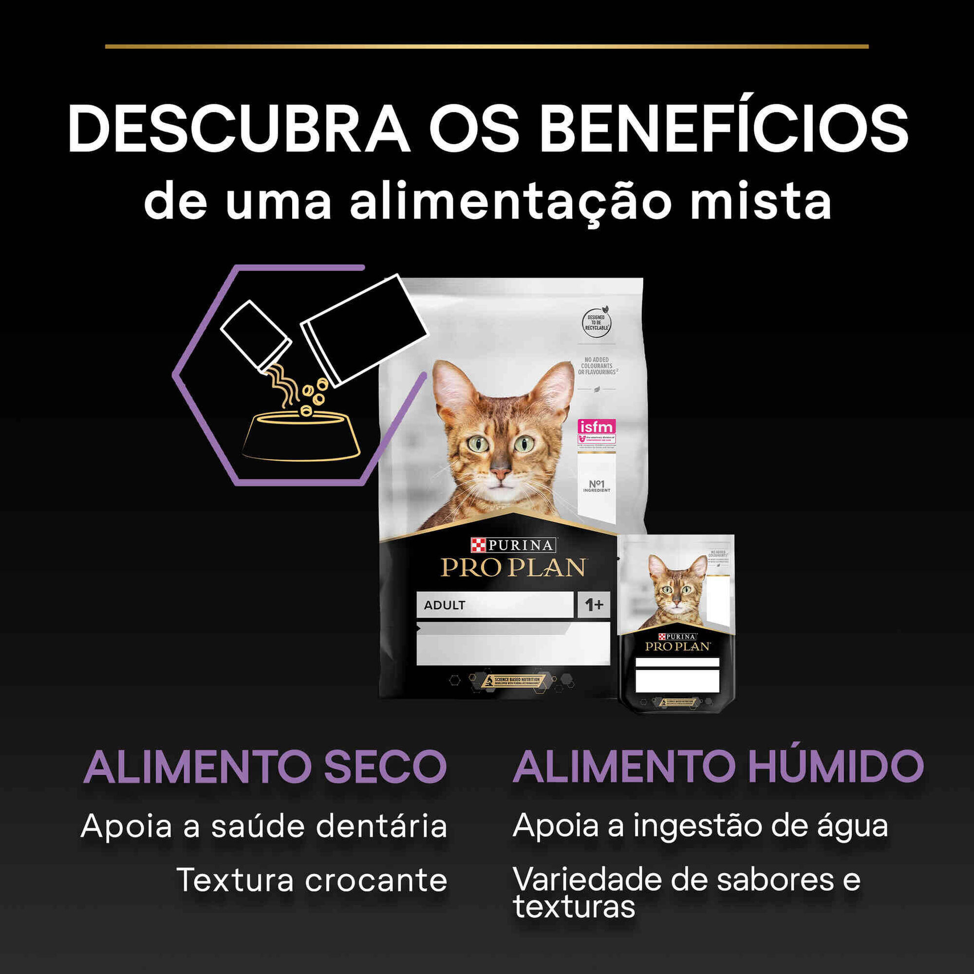 Ra&ccedil;&atilde;o para Gato Adulto Esterilizado Renal Plus Peru Purina Pro Plan