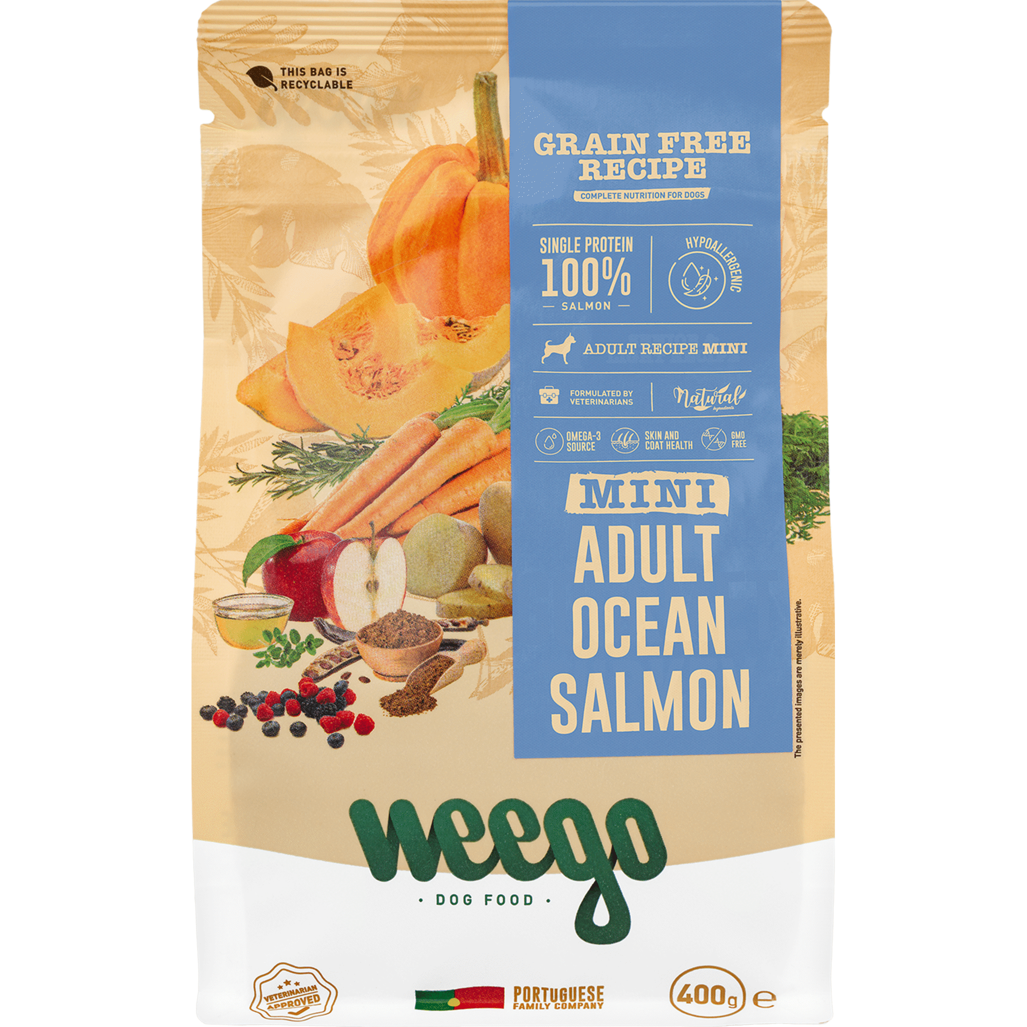 Ração para Cão Adulto Sem Cereais Salmão