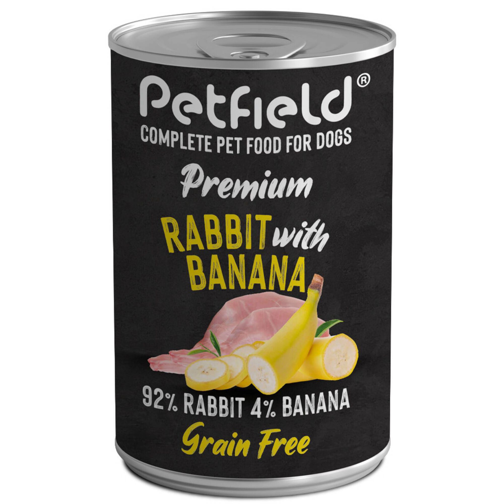 Comida Húmida para Cão Coelho e Banana