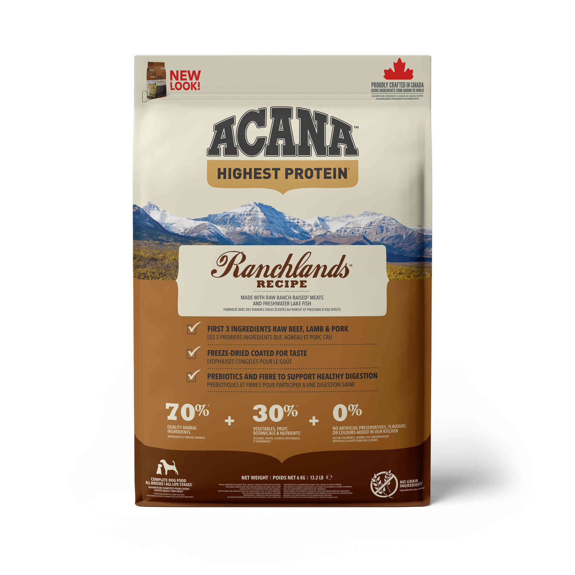 Ração para Cão Highest Protein Ranchlands Recipe