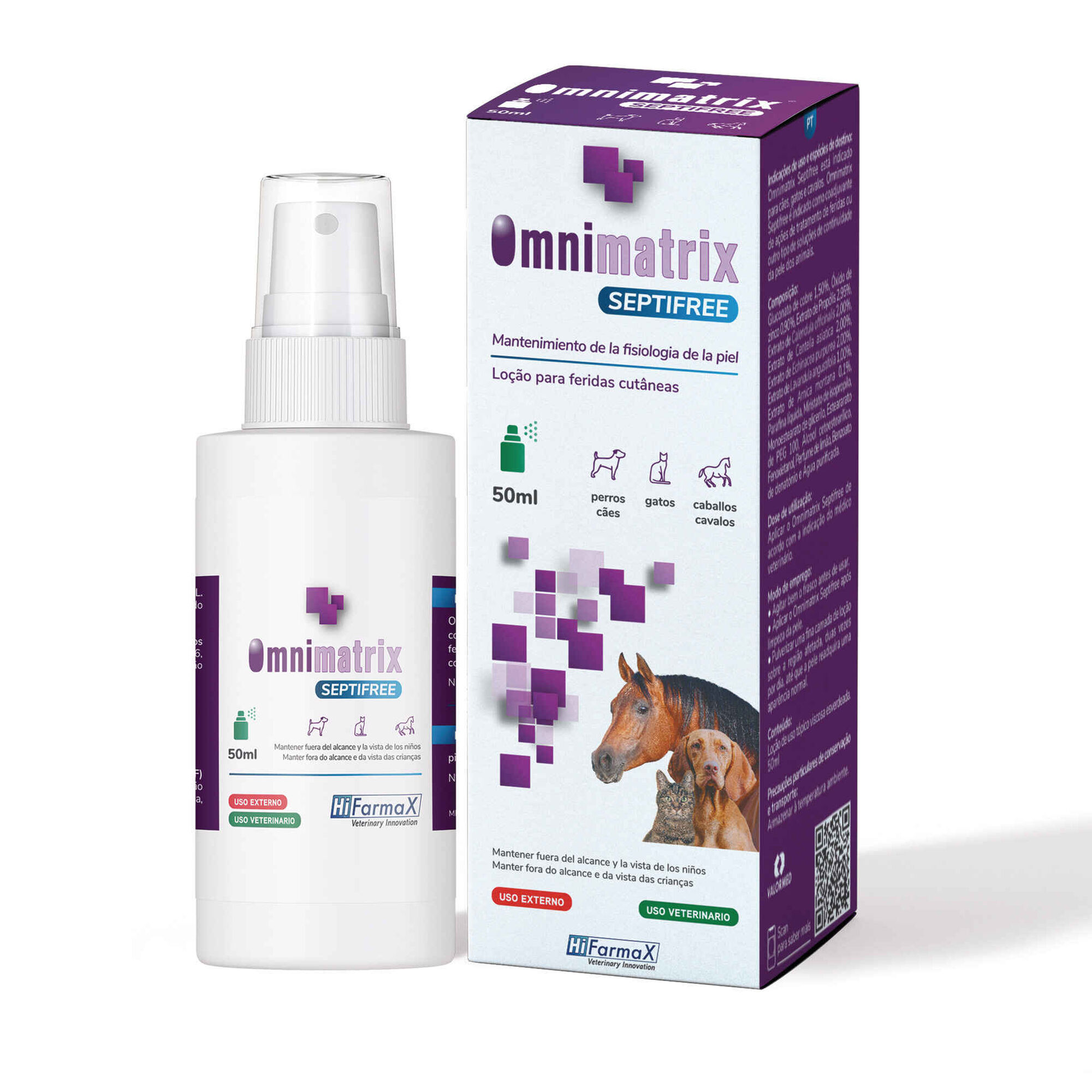 Omnimatrix Septifree - Spray de arranque da cicatricação