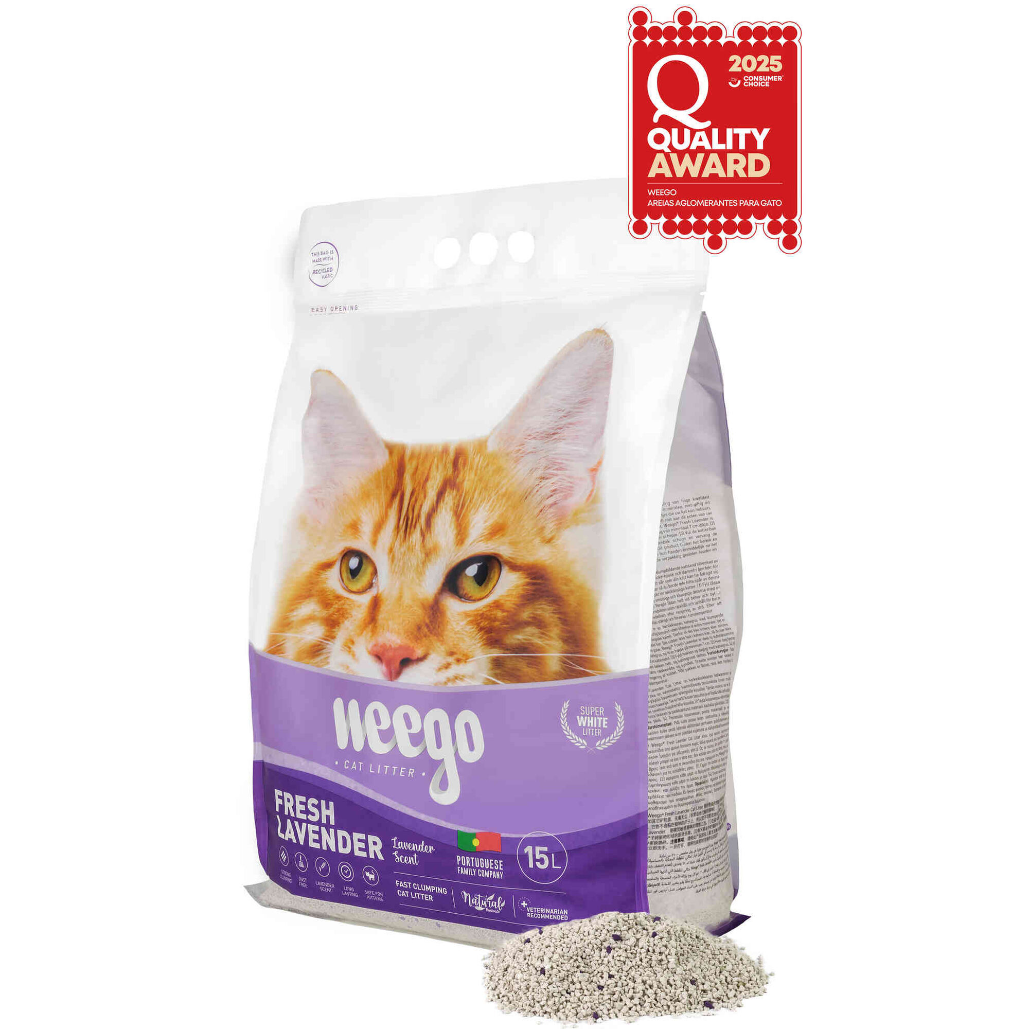 Areia Aglomerante Lavanda