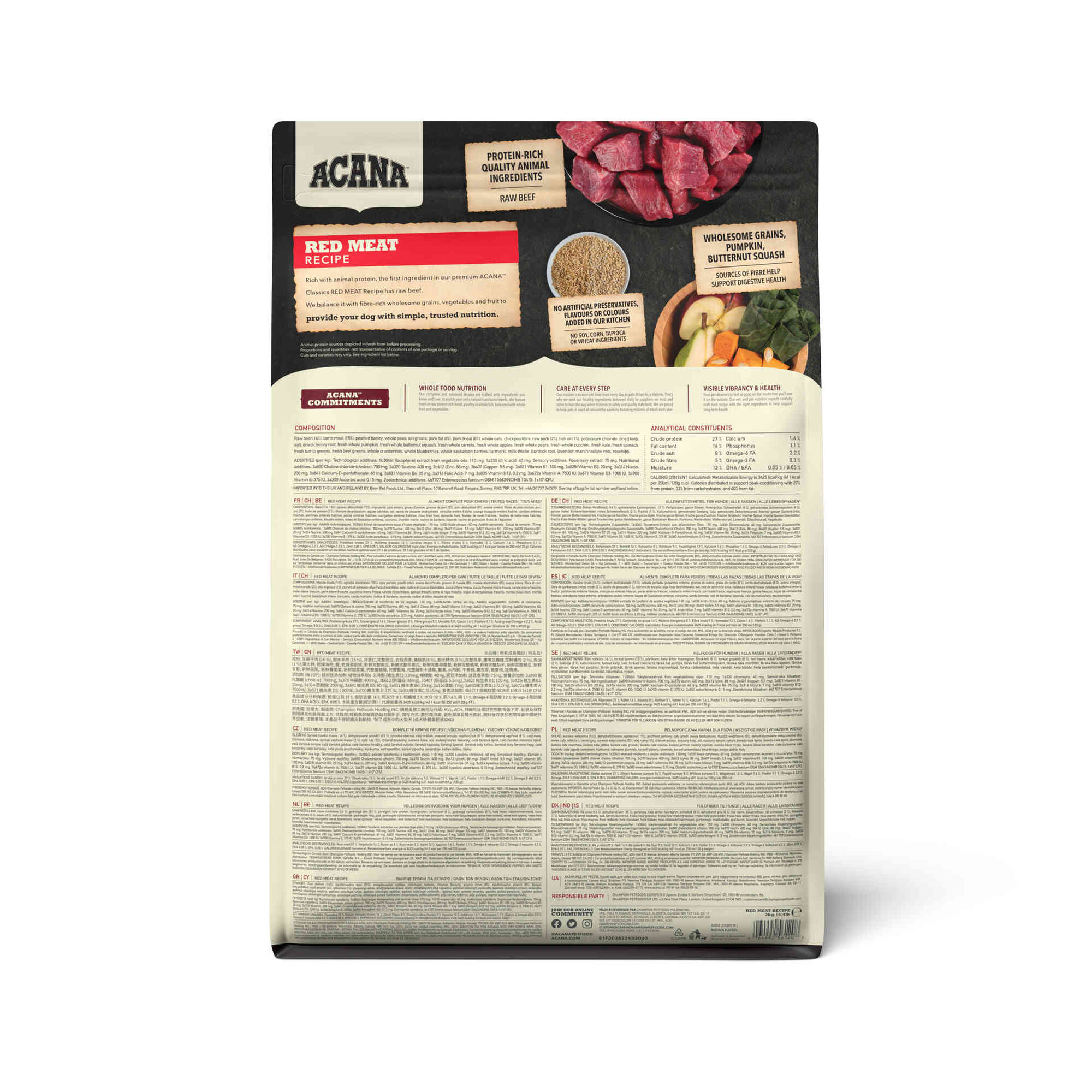 Ração para Cão Classics Red Meat Recipe