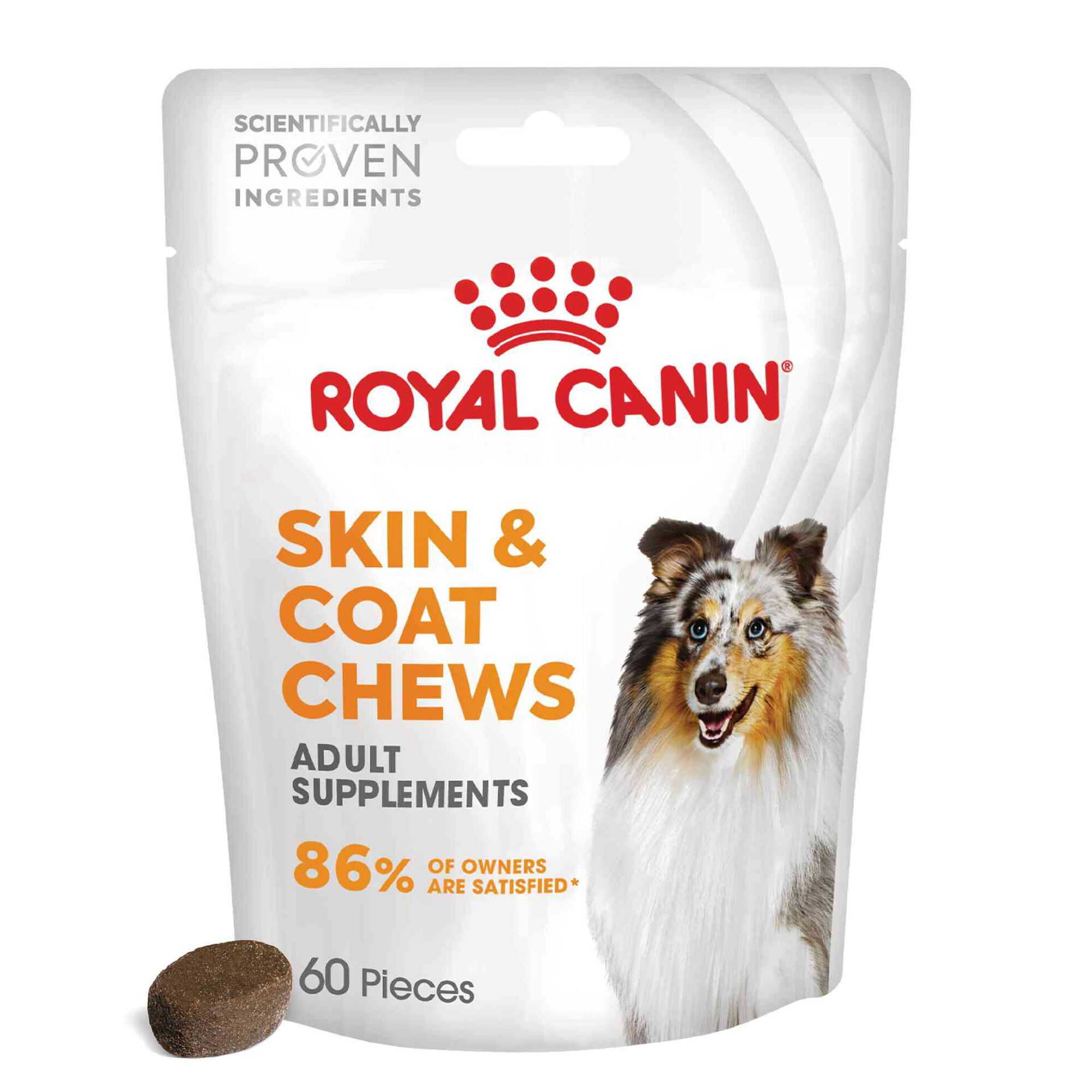 Suplemento Snack para Cão Adulto Skin&Coat Chews
