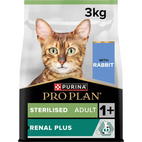 Ração para Gato Adulto Esterilizado Renal Plus Coelho