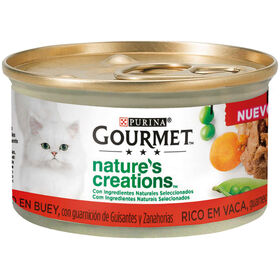 Comida Húmida para Gato Adulto Vaca Lata Comida Húmida para Gato Adulto Vaca Lata