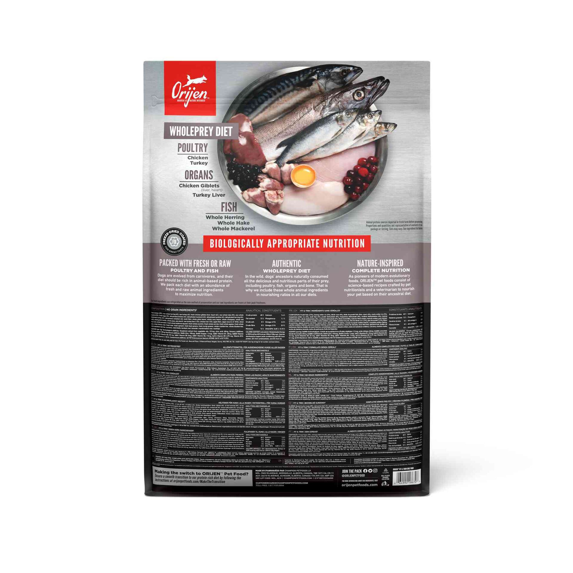 Ração para Cão Adulto Fit e Trim