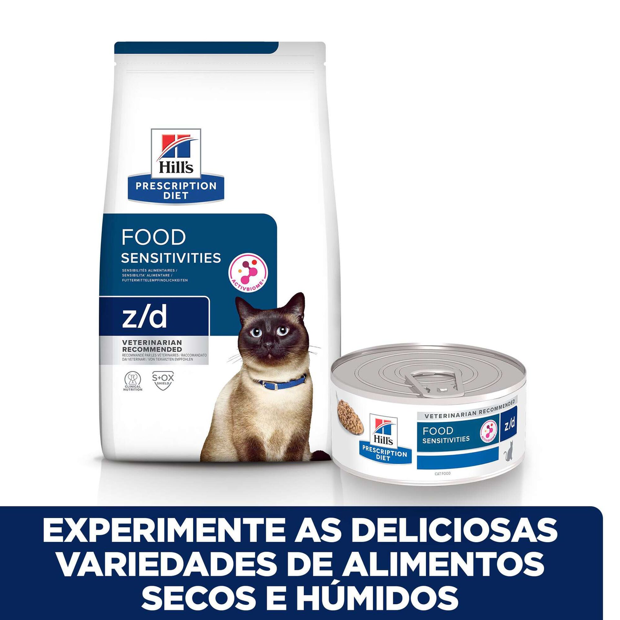 Comida H&uacute;mida para Gato Prescription Diet Food Sensitivities Frango