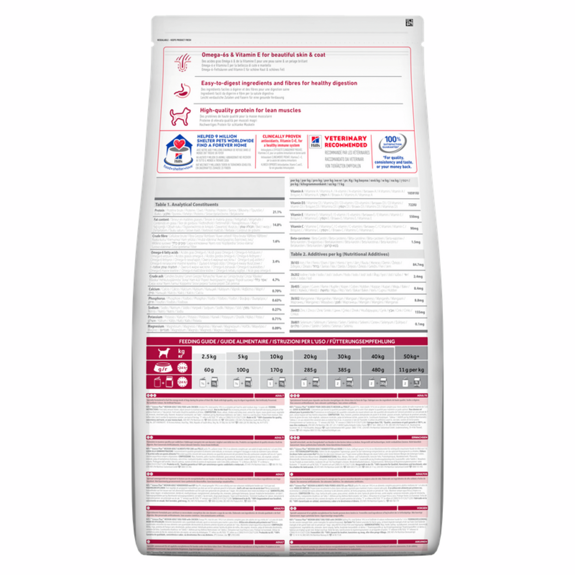 Ração para Cão Adulto Médio Science Plan Frango