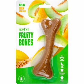Snack para Cão Osso Mordedor Madeira Fruity Bone Melão M