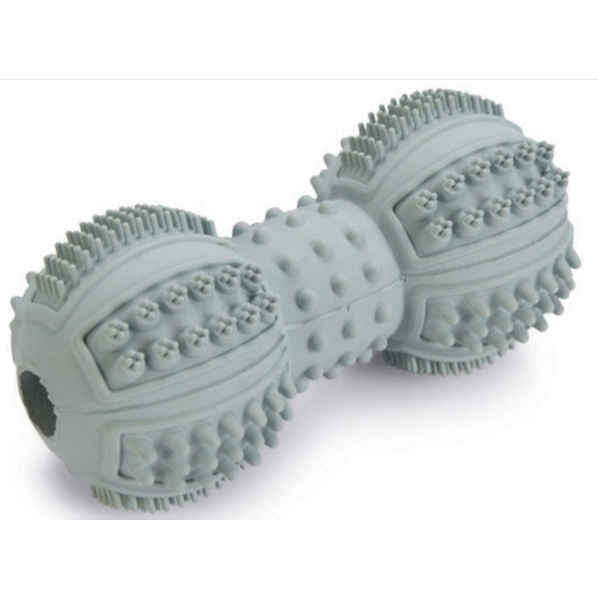 Brinquedo para Cão Haltere Borracha Dentada Verde