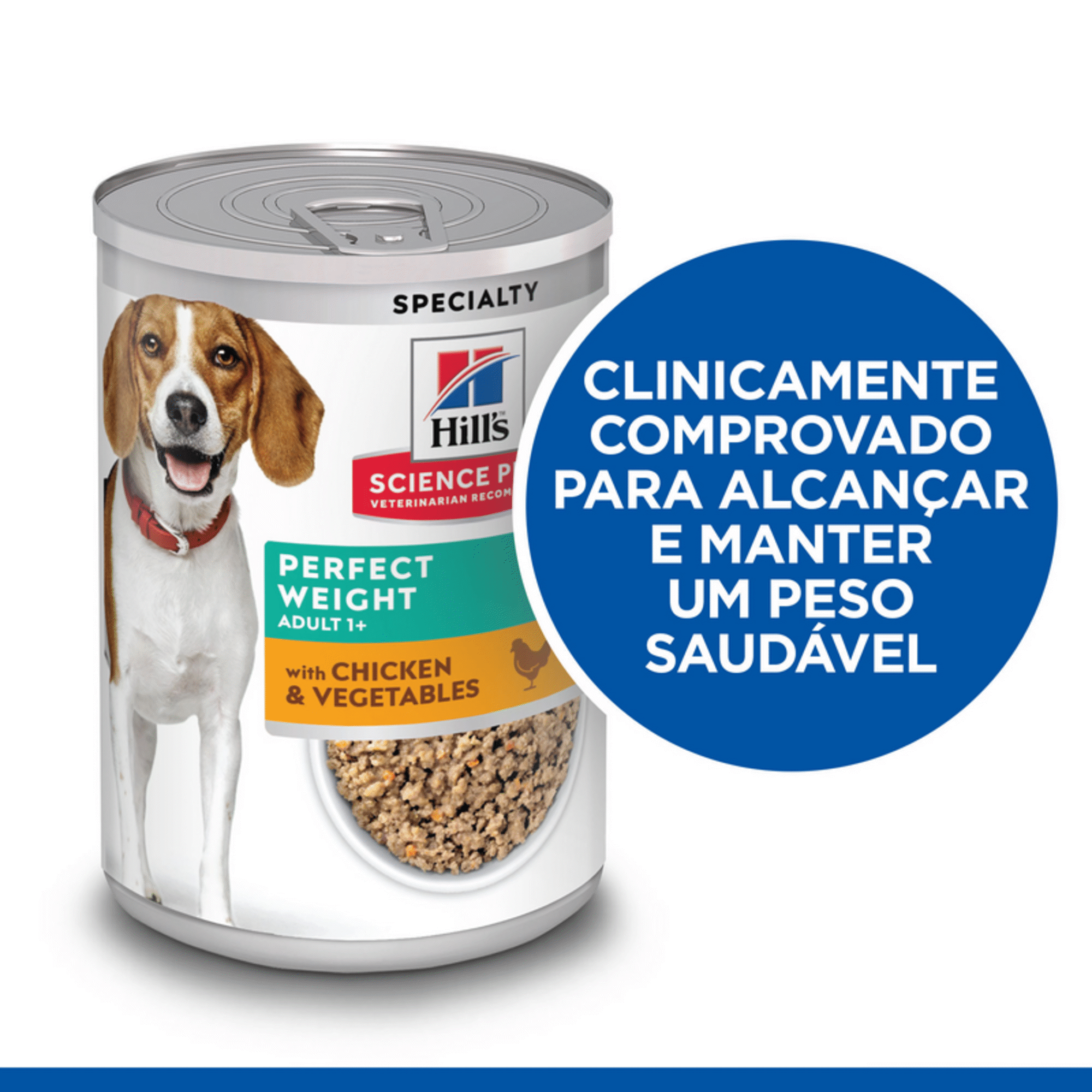 Comida Húmida para Cão Adulto Science Plan Perfect Weight Frango
