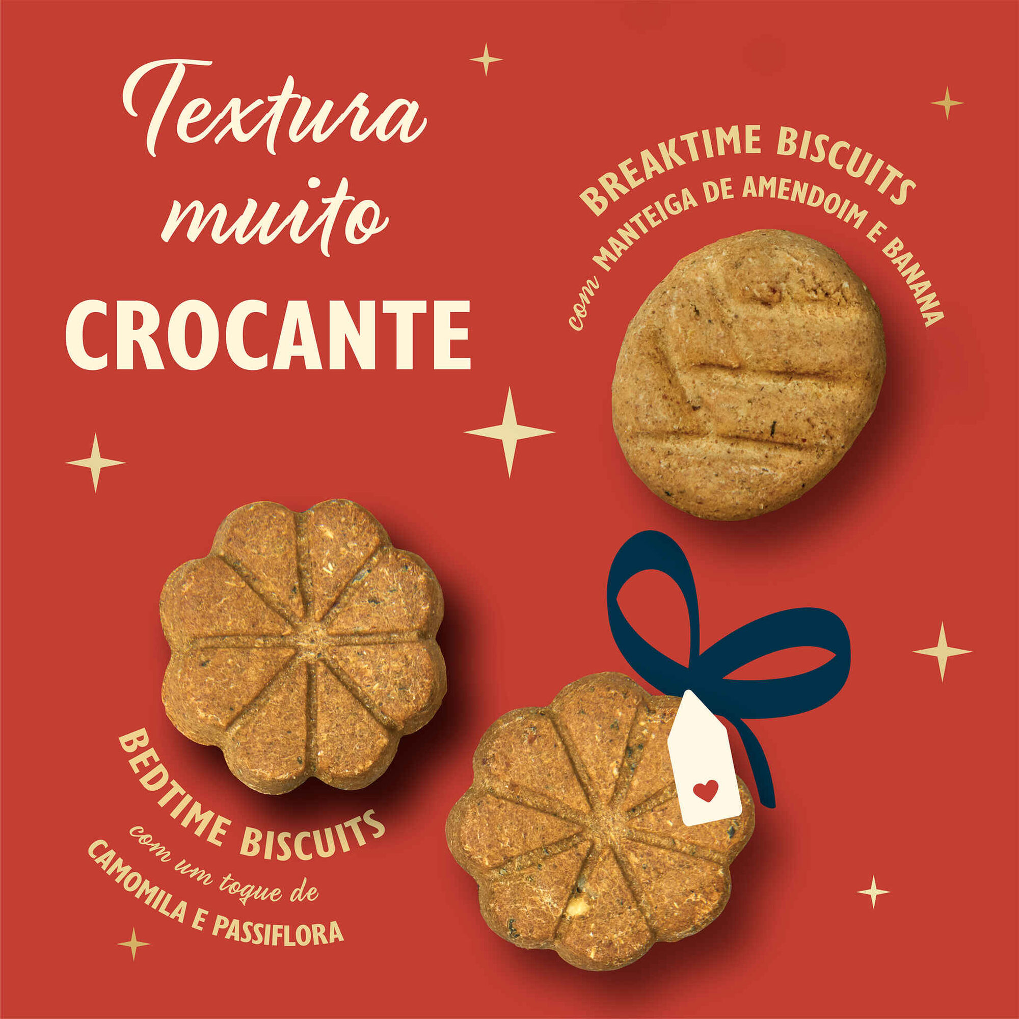Snack para Cão Biscoitos Natal Advento