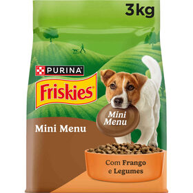 Ra&ccedil;&atilde;o para C&atilde;o Adulto Mini Menu Frango e Legumes Purina Friskies