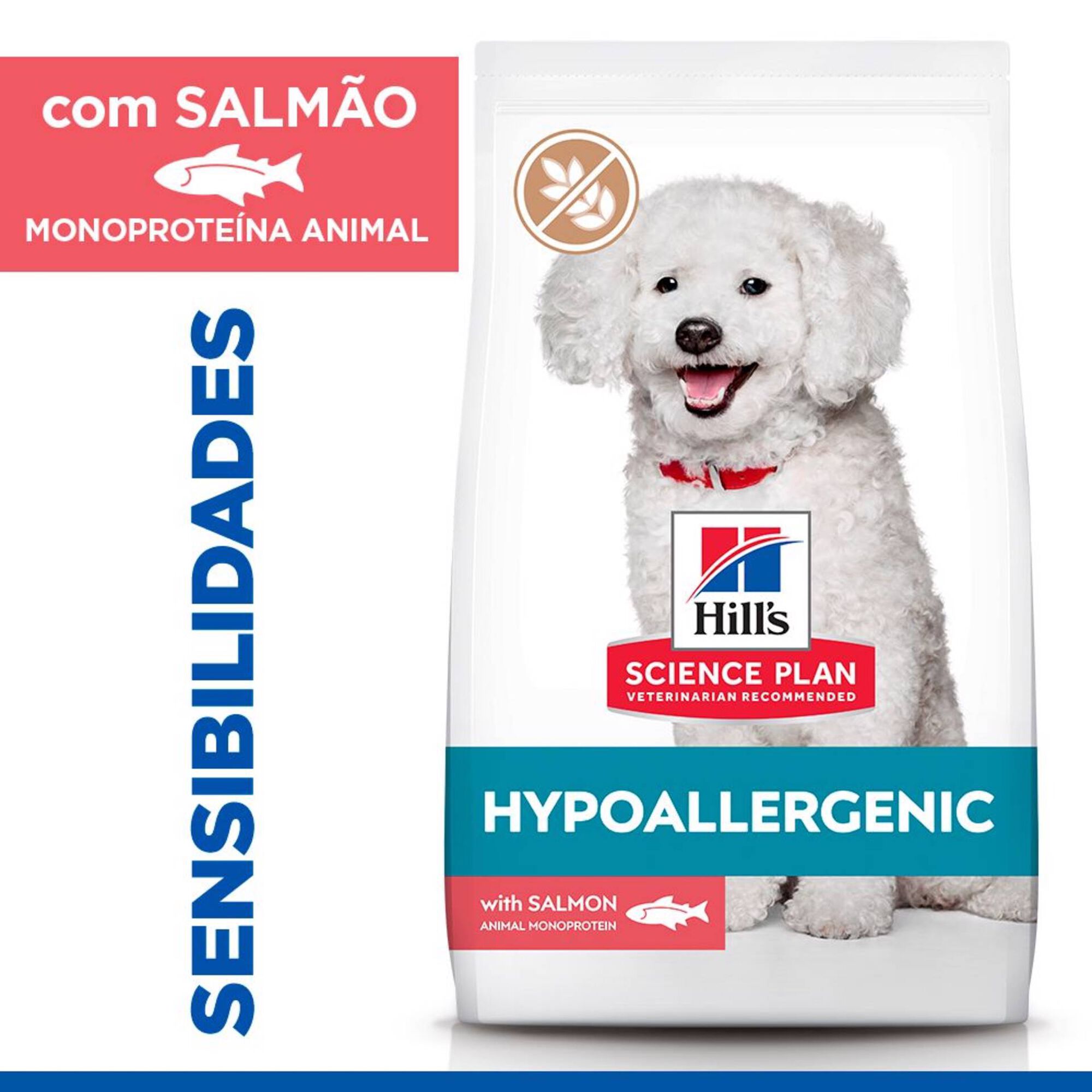 Ração para Cão Adulto Science Plan Hypoallergenic Salmão