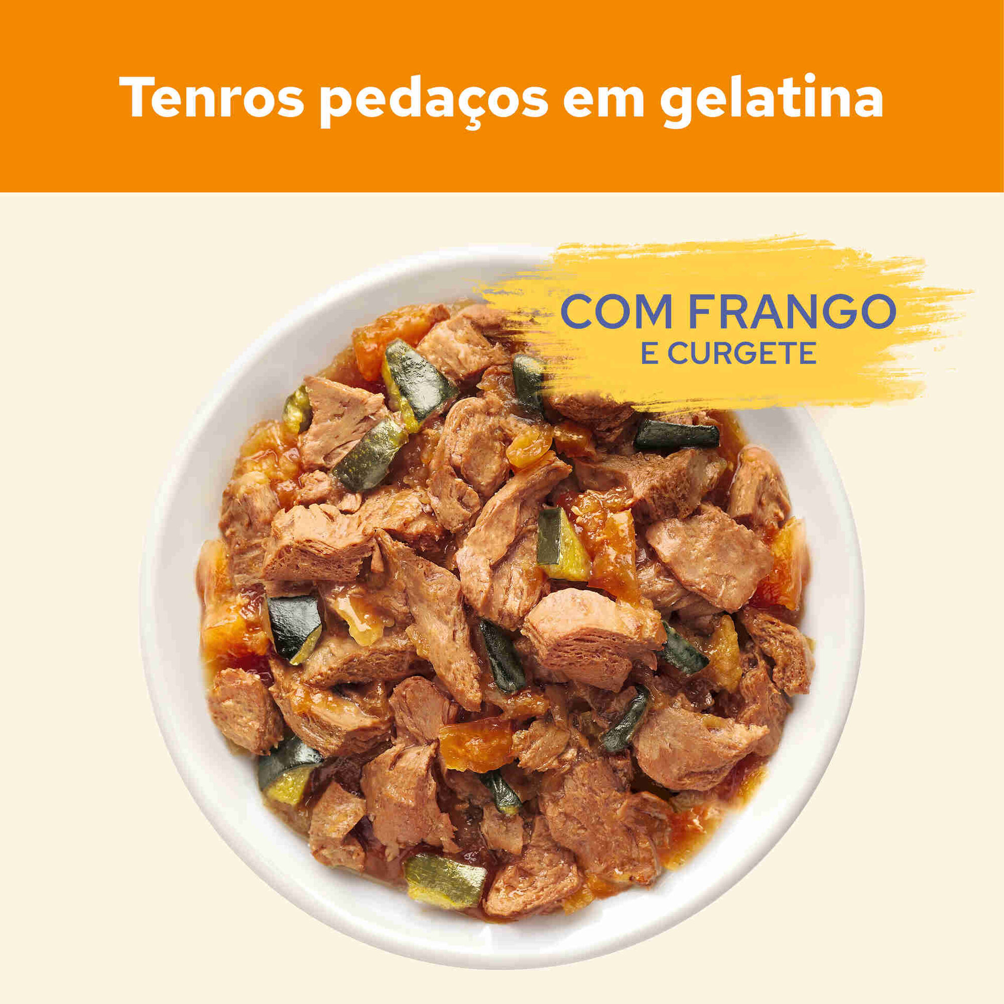 Comida Húmida para Gato Adulto Frango Saquetas