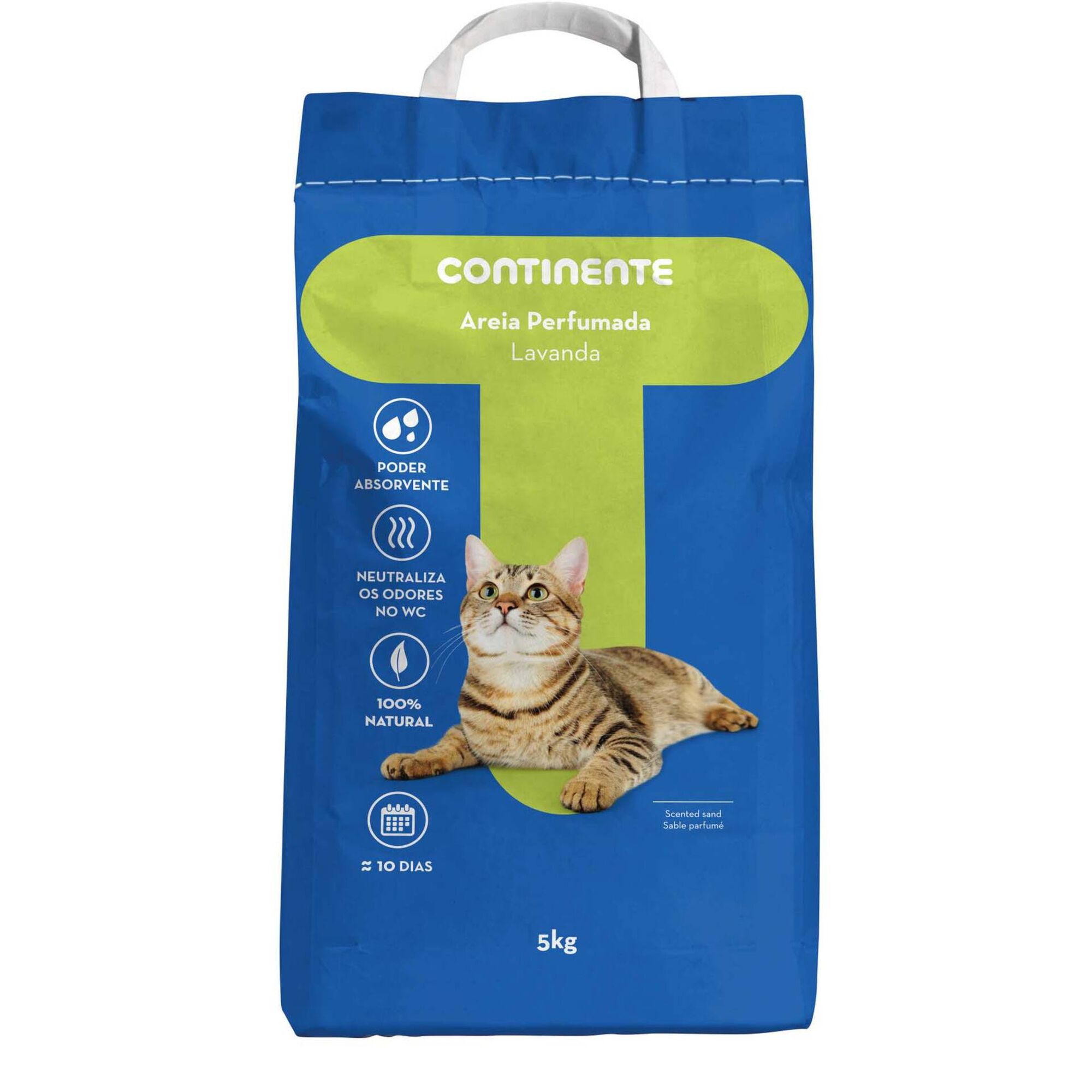 Areia para Gato Natural Lavanda