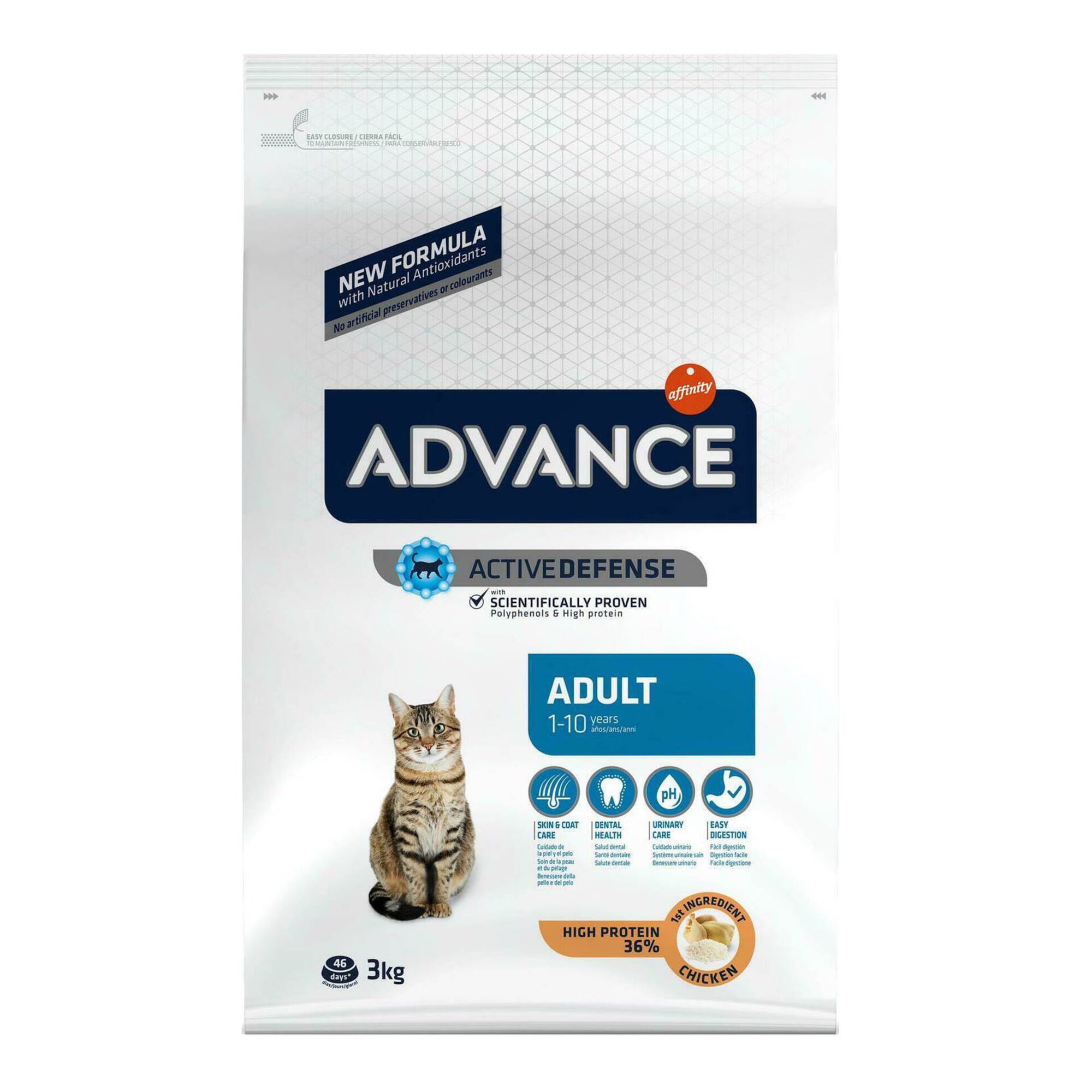Ração para Gato Adulto Frango e Arroz