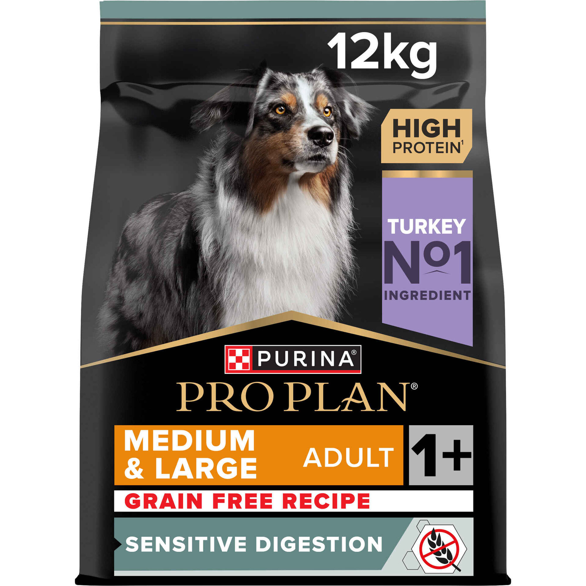 Ração para Cão Adulto Médio e Maxi Sem Cereais Sensitive Digestion Peru Ração para Cão Adulto Médio e Maxi Sem Cereais Sensitive Digestion Peru