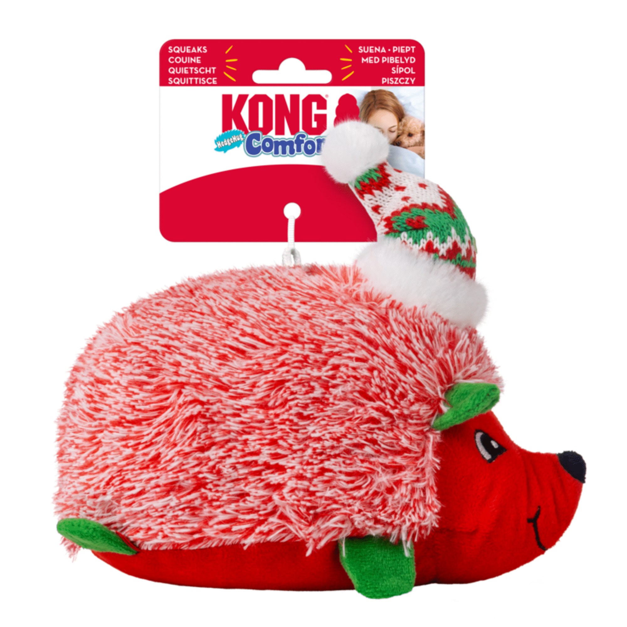 Brinquedo para C&atilde;o Ouri&ccedil;o Vermelho Natal